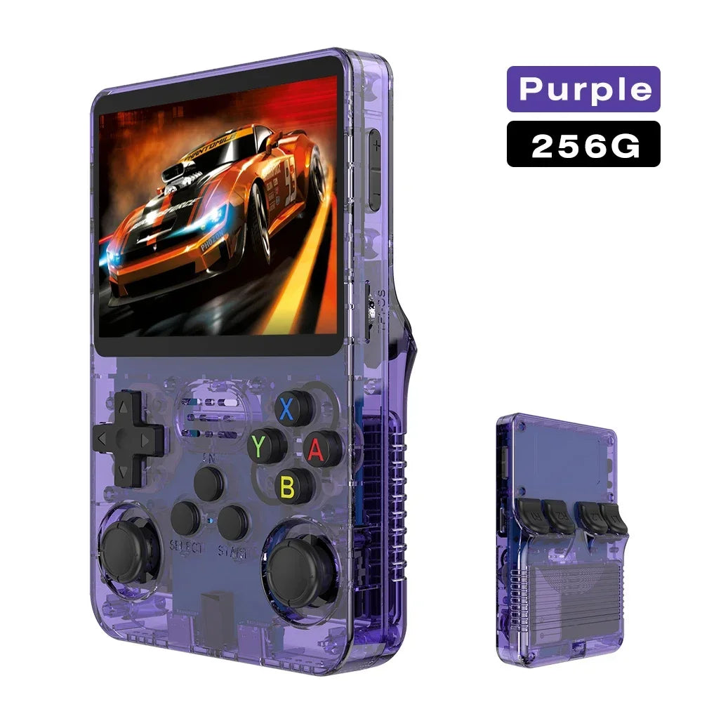 R36S Retro Handheld Video Game Console ARKOS System 3.5 Inch IPS Screen Classic Portable Pocket Video Player 128G Games Boy Gift