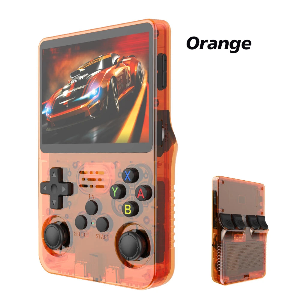 R36S Retro Handheld Video Game Console ARKOS System 3.5 Inch IPS Screen Classic Portable Pocket Video Player 128G Games Boy Gift