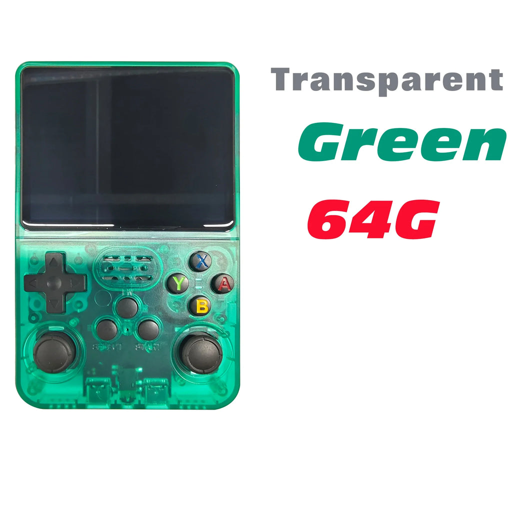 R36S Retro Handheld Video Game Console ARKOS System 3.5 Inch IPS Screen Classic Portable Pocket Video Player 128G Games Boy Gift