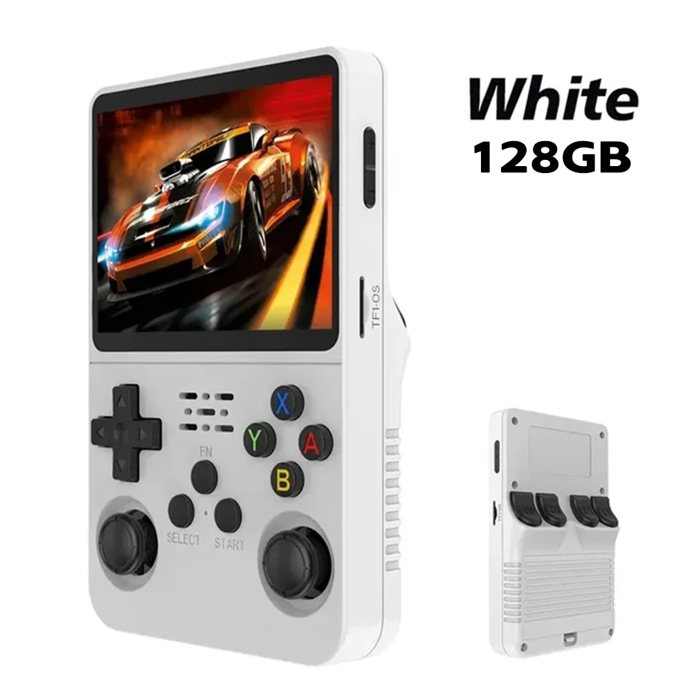 R36S Retro Handheld Video Game Console ARKOS System 3.5 Inch IPS Screen Classic Portable Pocket Video Player 128G Games Boy Gift