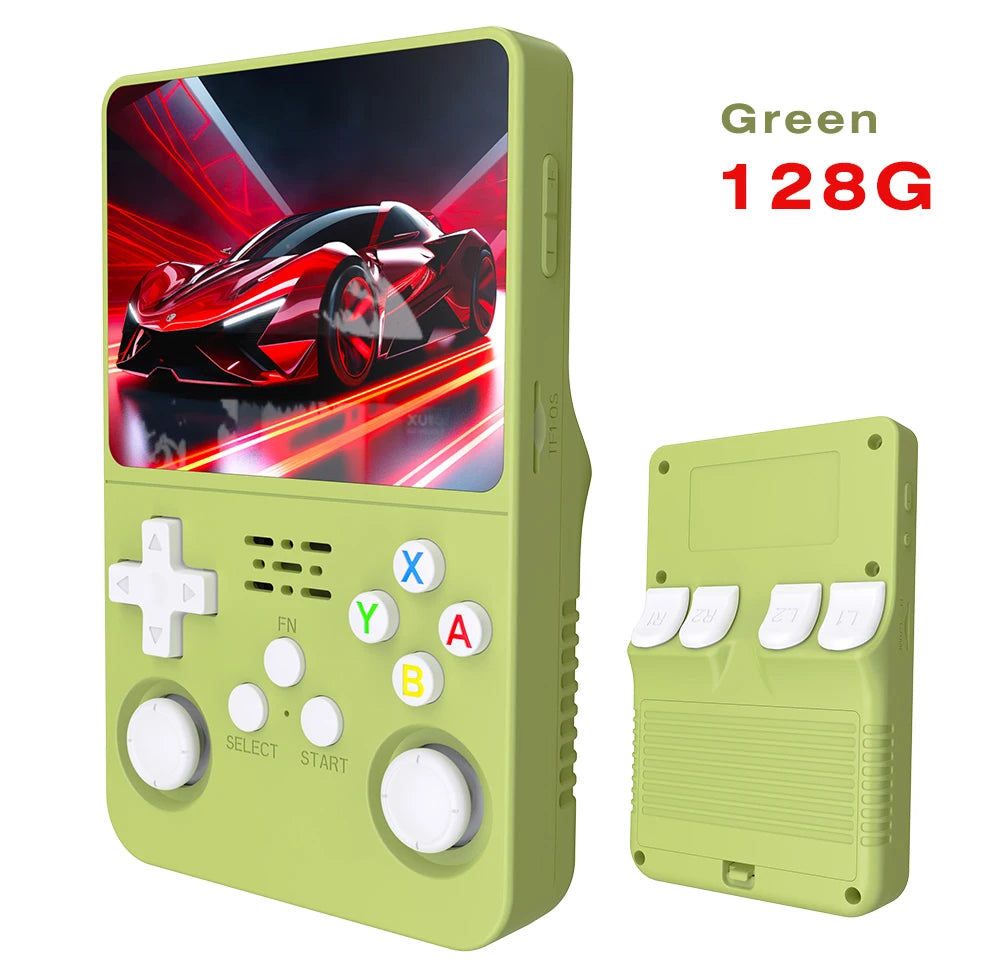 R36S Retro Handheld Video Game Console ARKOS System 3.5 Inch IPS Screen Classic Portable Pocket Video Player 128G Games Boy Gift