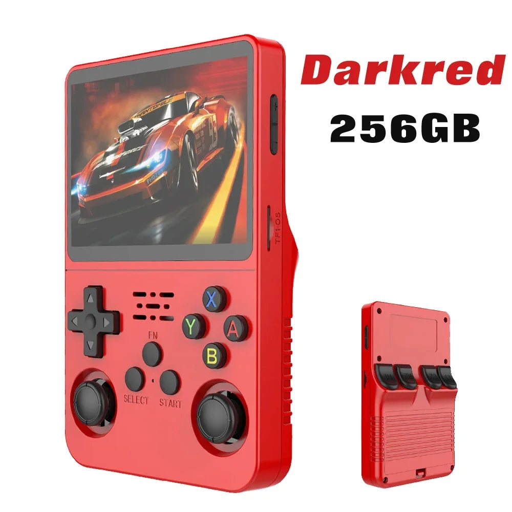 R36S Retro Handheld Video Game Console ARKOS System 3.5 Inch IPS Screen Classic Portable Pocket Video Player 128G Games Boy Gift
