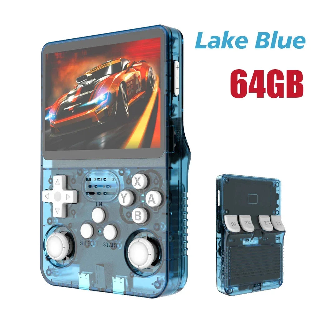 R36S Retro Handheld Video Game Console ARKOS System 3.5 Inch IPS Screen Classic Portable Pocket Video Player 128G Games Boy Gift