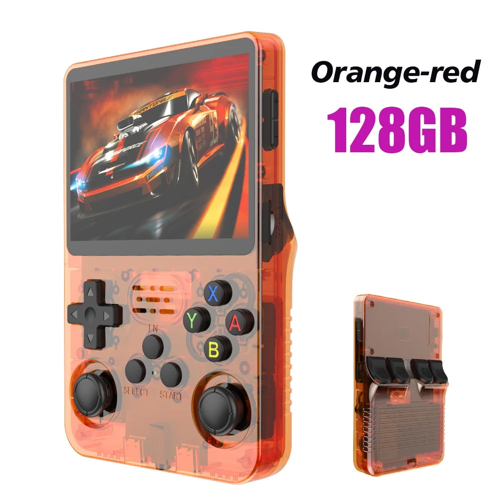 R36S Retro Handheld Video Game Console ARKOS System 3.5 Inch IPS Screen Classic Portable Pocket Video Player 128G Games Boy Gift