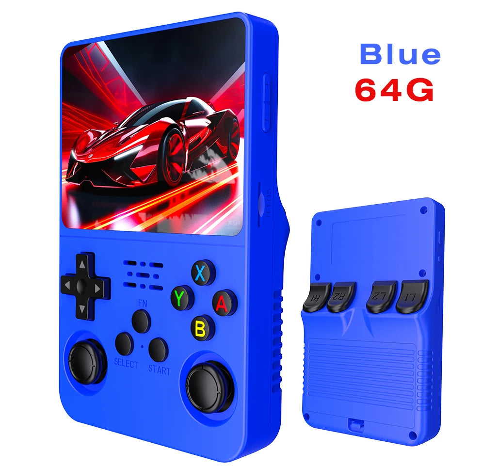 R36S Retro Handheld Video Game Console ARKOS System 3.5 Inch IPS Screen Classic Portable Pocket Video Player 128G Games Boy Gift