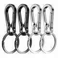 4Pcs Carabiner Clip Keychain Metal Carabiner Shape Key Ring Keyring Key Holder Clips Hook Holder Organizer for Car Keys Finder f