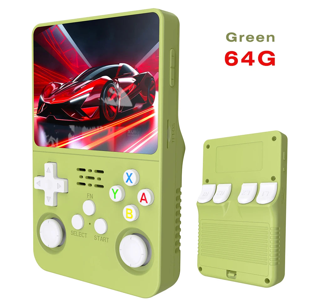 R36S Retro Handheld Video Game Console ARKOS System 3.5 Inch IPS Screen Classic Portable Pocket Video Player 128G Games Boy Gift