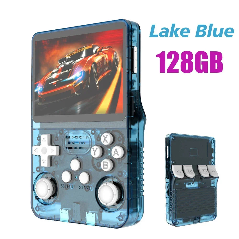 R36S Retro Handheld Video Game Console ARKOS System 3.5 Inch IPS Screen Classic Portable Pocket Video Player 128G Games Boy Gift