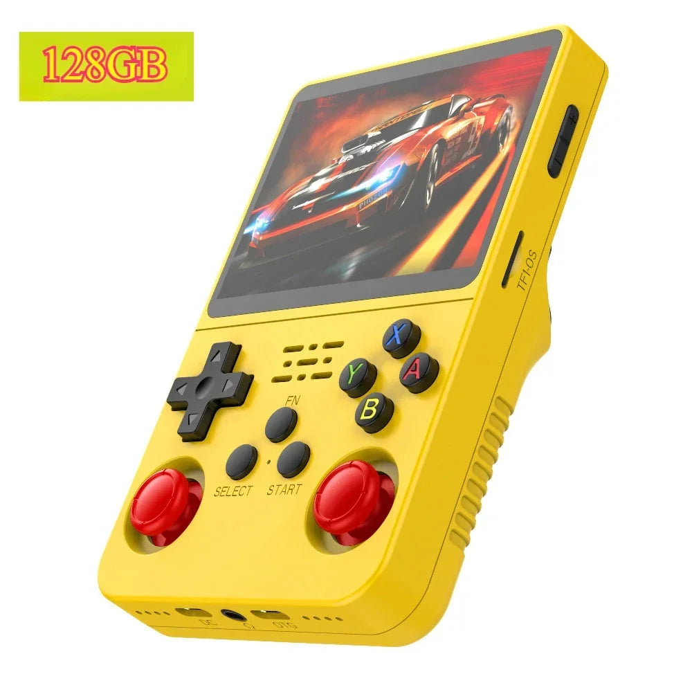 R36S Retro Handheld Video Game Console ARKOS System 3.5 Inch IPS Screen Classic Portable Pocket Video Player 128G Games Boy Gift